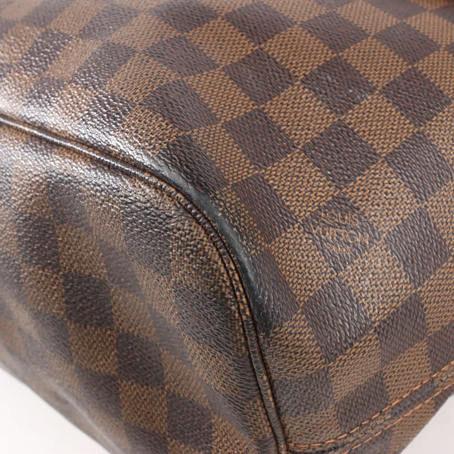 Louis Vuitton Damier Ebene Neverfull MM Shoulder Bag in Brown N51105