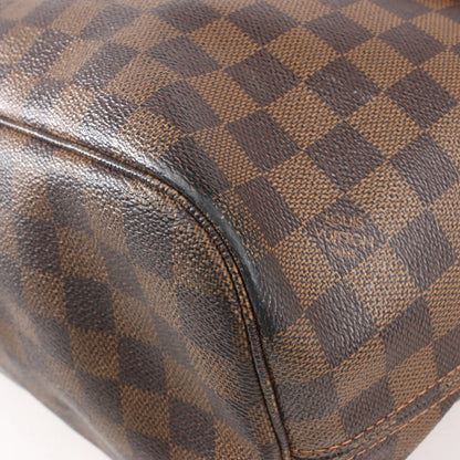 Louis Vuitton Damier Ebene Neverfull MM Shoulder Bag in Brown N51105