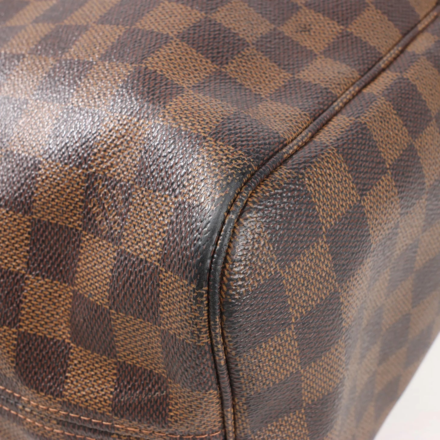 Louis Vuitton Damier Ebene Neverfull MM Shoulder Bag in Brown N51105