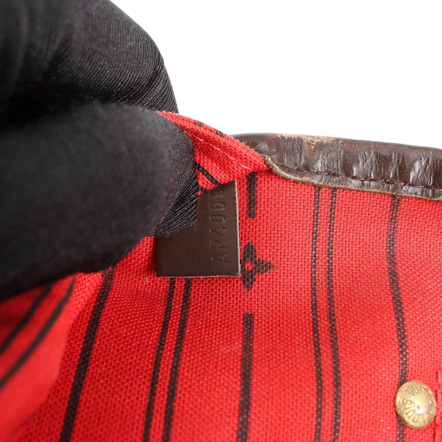 Louis Vuitton Damier Ebene Neverfull MM Shoulder Bag in Brown N51105