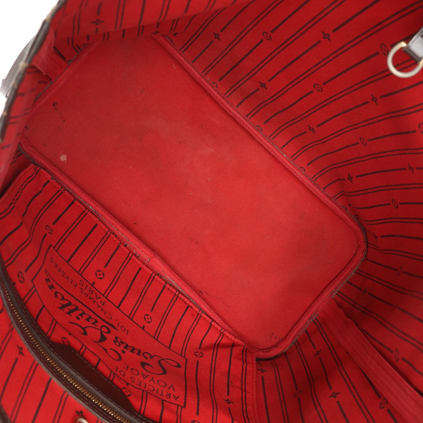 Louis Vuitton Damier Ebene Neverfull MM Shoulder Bag in Brown N51105