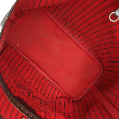 Louis Vuitton Damier Ebene Neverfull MM Shoulder Bag in Brown N51105