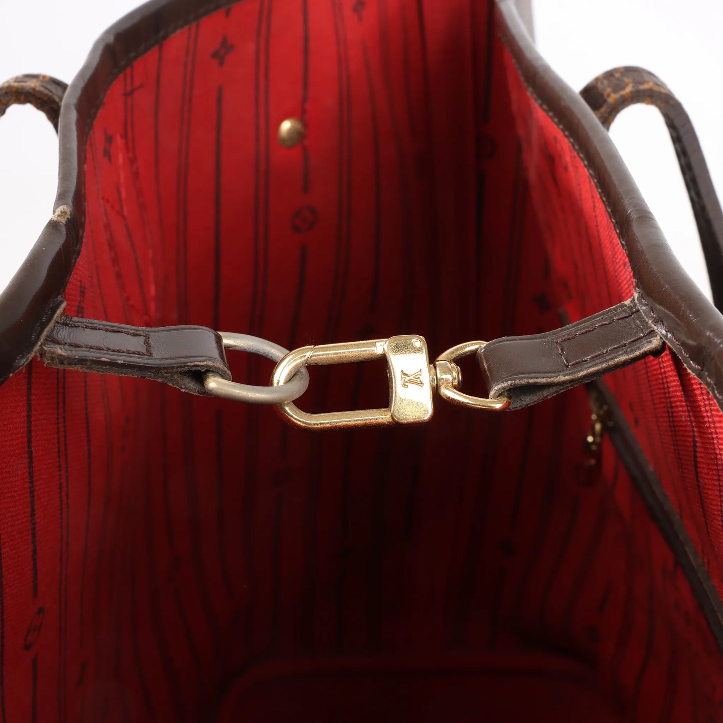 Louis Vuitton Damier Ebene Neverfull MM Shoulder Bag in Brown N51105