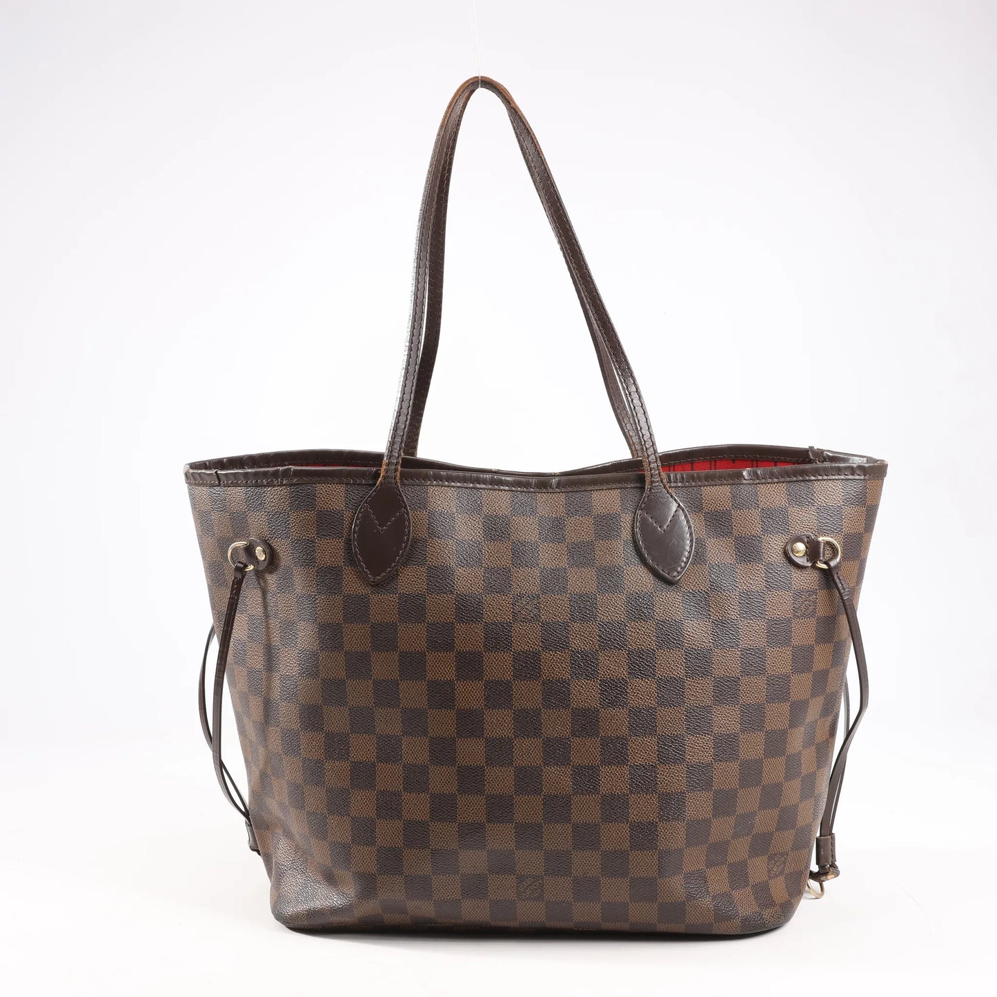 Louis Vuitton Damier Ebene Neverfull MM Shoulder Bag in Brown N51105