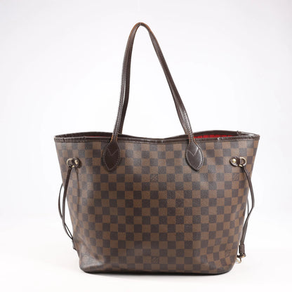Louis Vuitton Damier Ebene Neverfull MM Shoulder Bag in Brown N51105