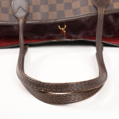 Louis Vuitton Damier Ebene Neverfull MM Shoulder Bag in Brown N51105