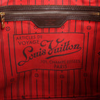 Louis Vuitton Neverfull MM Damier Ebene Shoulder Bag in Brown N51105
