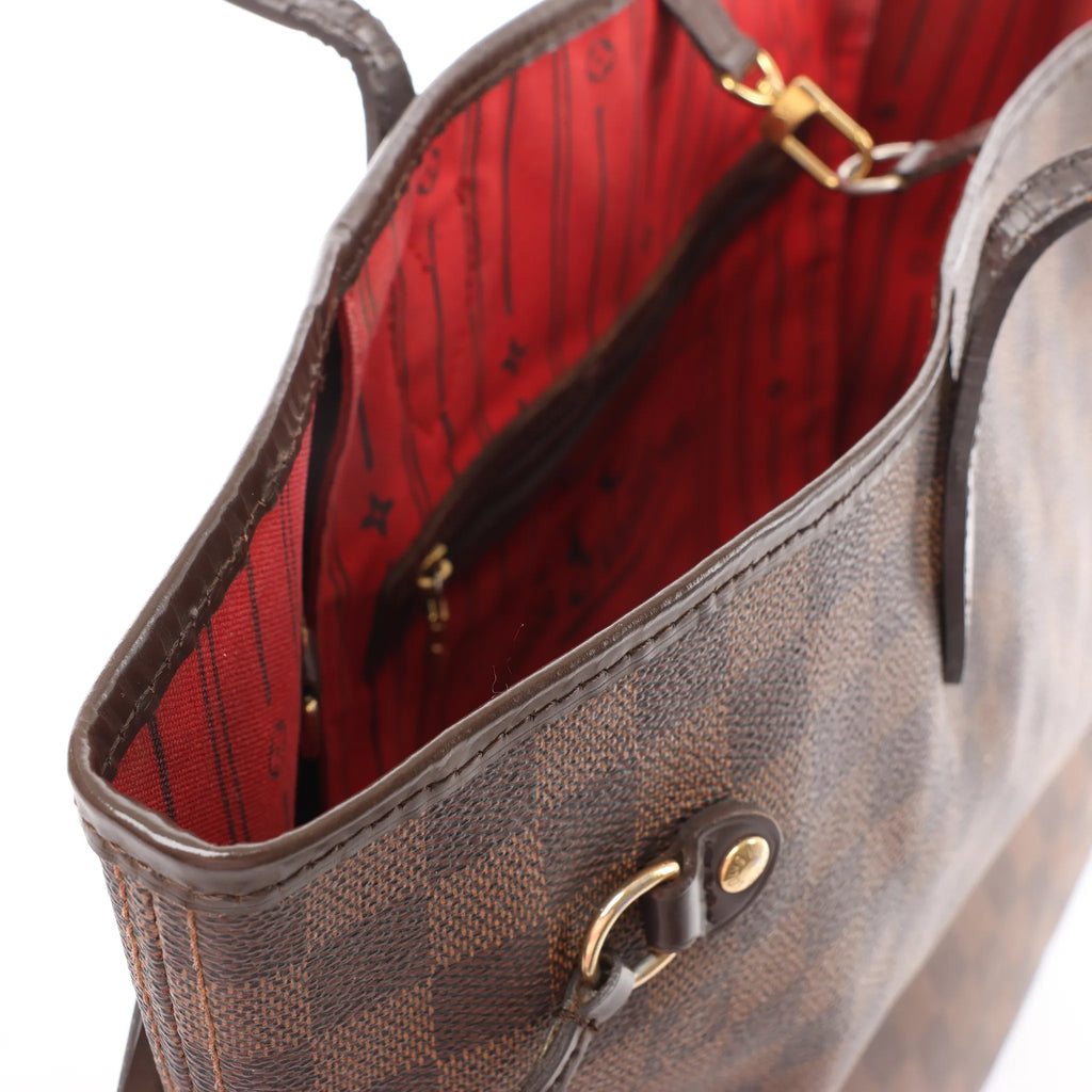 Louis Vuitton Neverfull MM Damier Ebene Shoulder Bag in Brown N51105