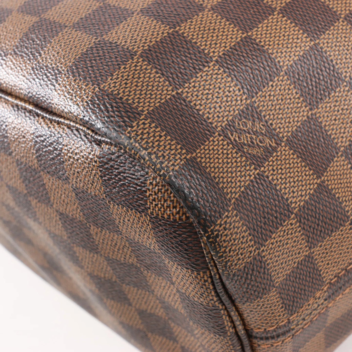 Louis Vuitton Damier Ebene Neverfull MM Shoulder Bag in Brown N51105