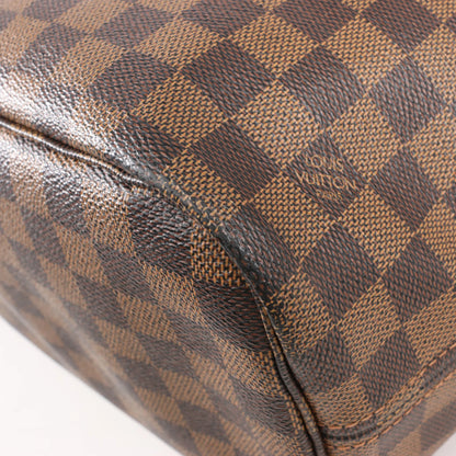 Louis Vuitton Damier Ebene Neverfull MM Shoulder Bag in Brown N51105