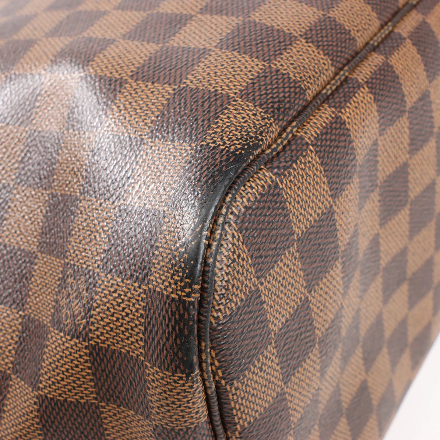 Louis Vuitton Damier Ebene Neverfull MM Shoulder Bag in Brown N51105