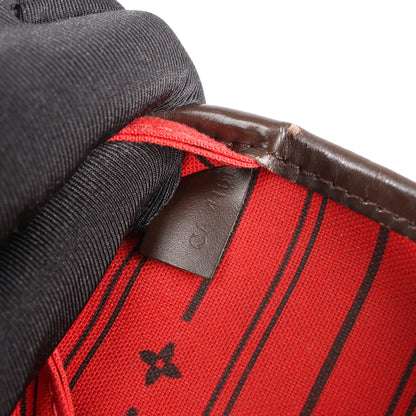 Louis Vuitton Damier Ebene Neverfull MM Shoulder Bag in Brown N51105