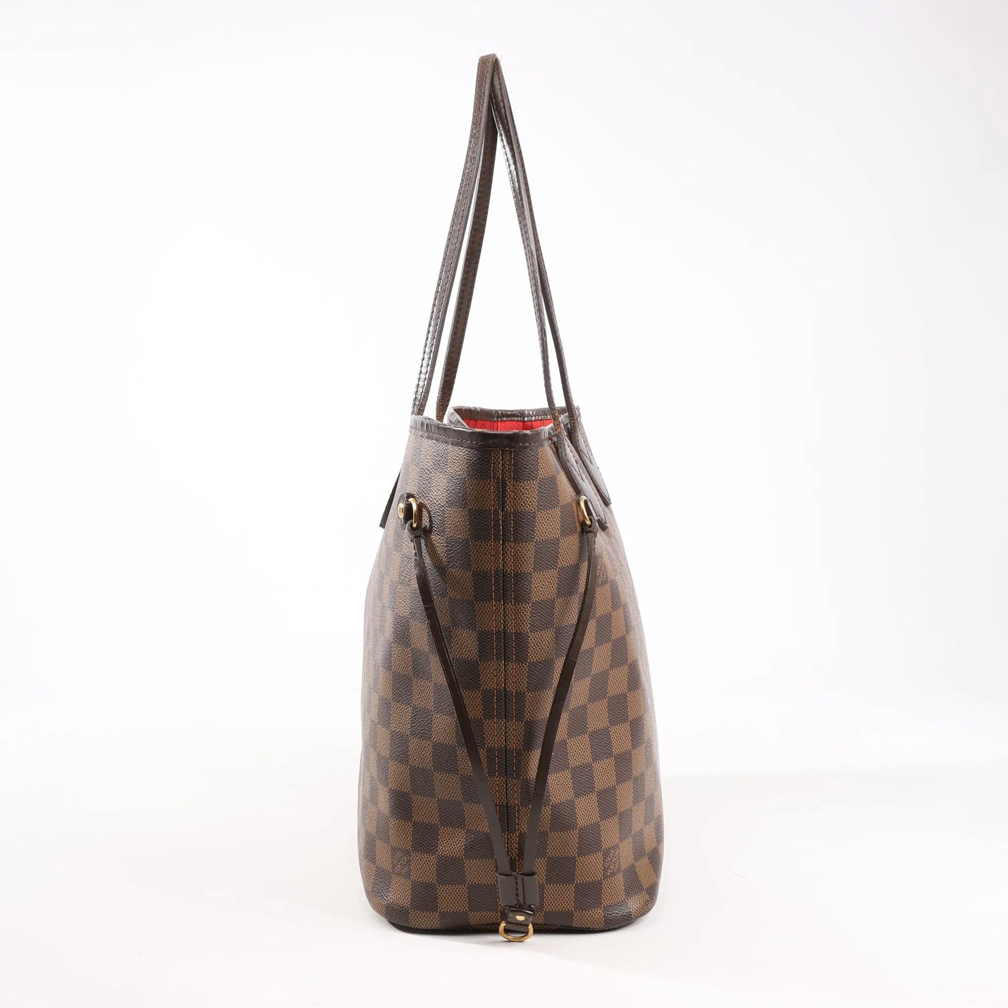 Louis Vuitton Damier Ebene Neverfull MM Shoulder Bag in Brown N51105