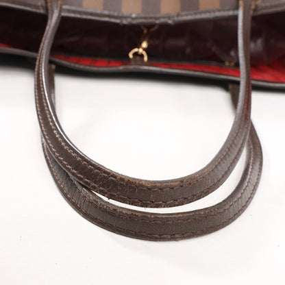 Louis Vuitton Damier Ebene Neverfull MM Shoulder Bag in Brown N51105