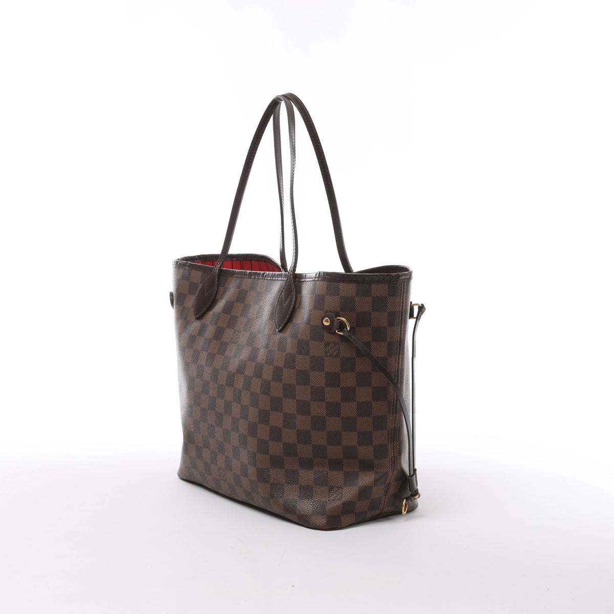 Bolso de hombro Louis Vuitton Neverfull MM Damier Ebene en marrón N51105