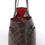 Bolso de hombro Louis Vuitton Neverfull MM Damier Ebene en marrón N51105
