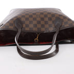 Bolso de hombro Louis Vuitton Neverfull MM Damier Ebene en marrón N51105