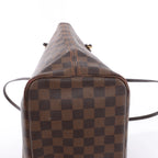 Bolso de hombro Louis Vuitton Neverfull MM Damier Ebene en marrón N51105