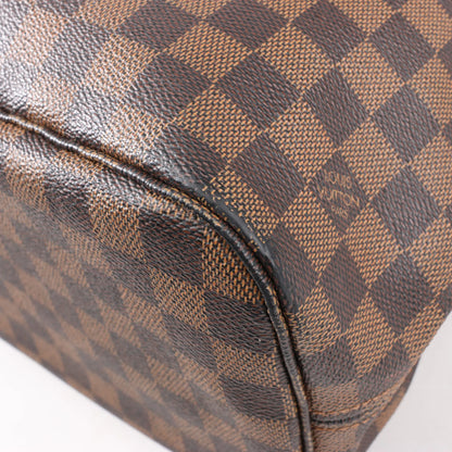 Louis Vuitton Damier Ebene Neverfull MM Shoulder Bag in Brown N51105