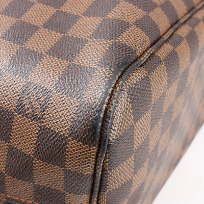 Louis Vuitton Damier Ebene Neverfull MM Shoulder Bag in Brown N51105