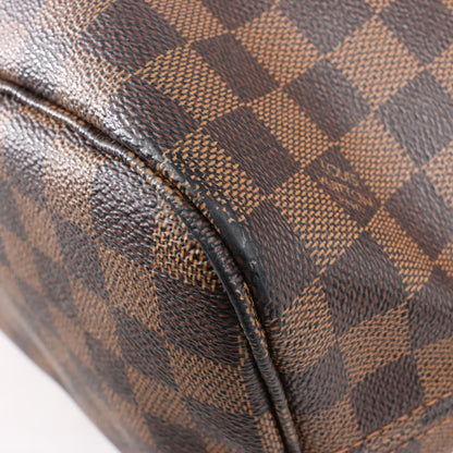 Louis Vuitton Damier Ebene Neverfull MM Shoulder Bag in Brown N51105