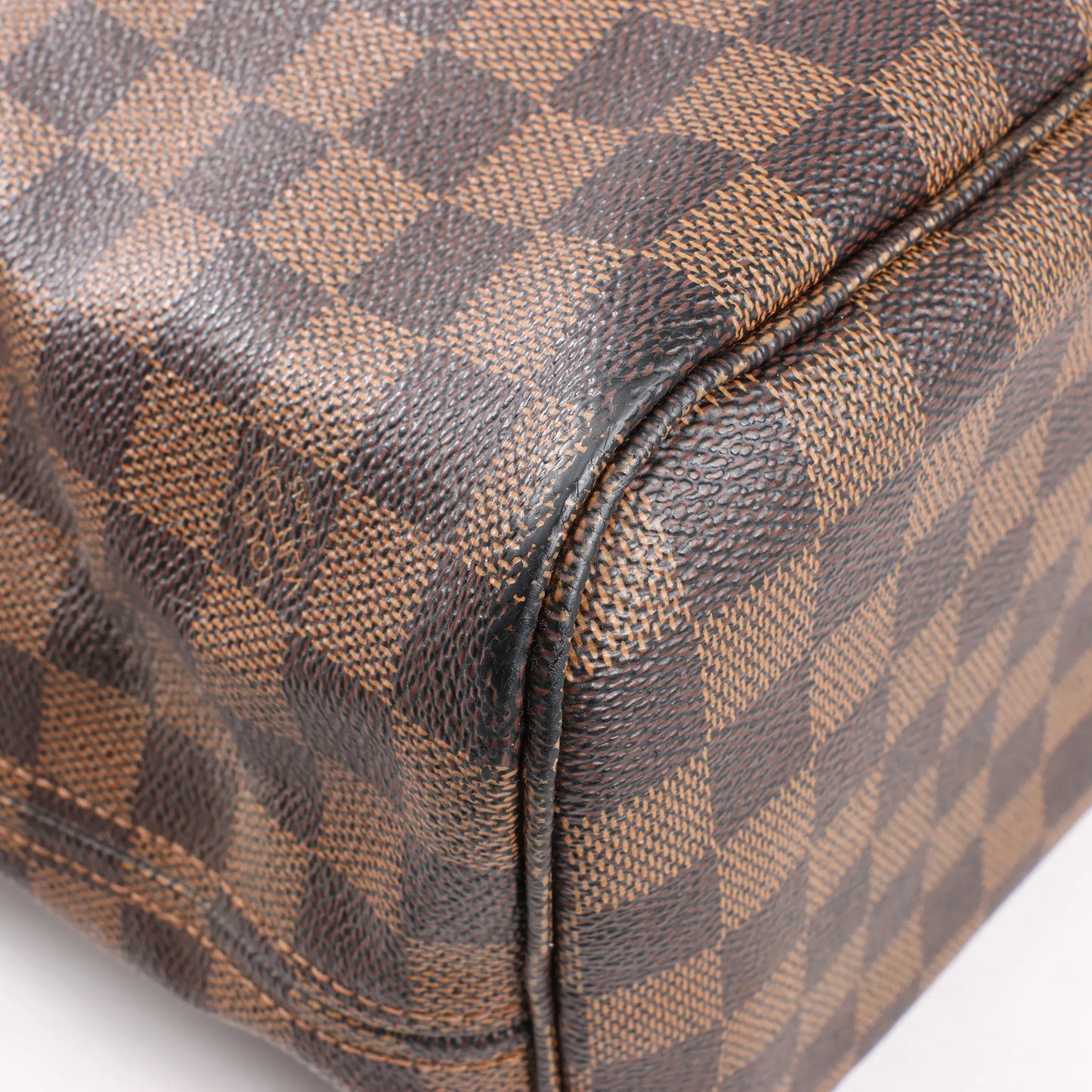 Louis Vuitton Damier Ebene Neverfull MM Shoulder Bag in Brown N51105