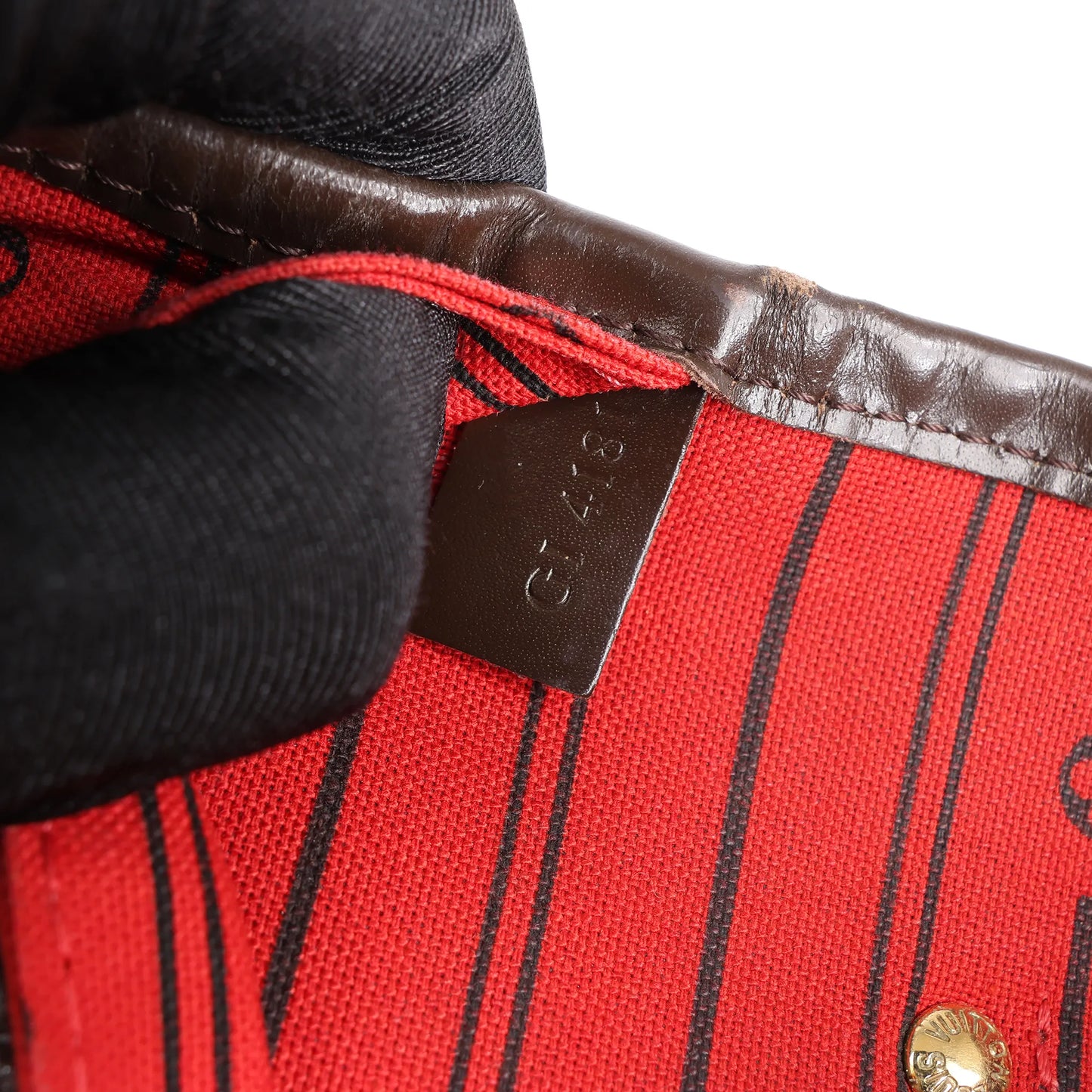 Louis Vuitton Damier Ebene Neverfull MM Shoulder Bag in Brown N51105