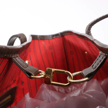 Louis Vuitton Damier Ebene Neverfull MM Shoulder Bag in Brown N51105