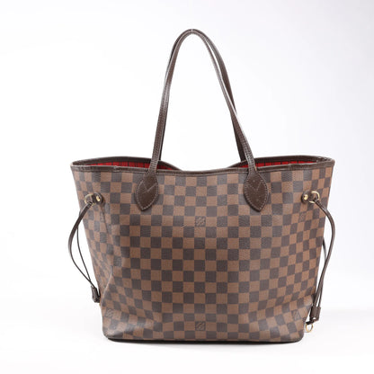 Louis Vuitton Damier Ebene Neverfull MM Shoulder Bag in Brown N51105