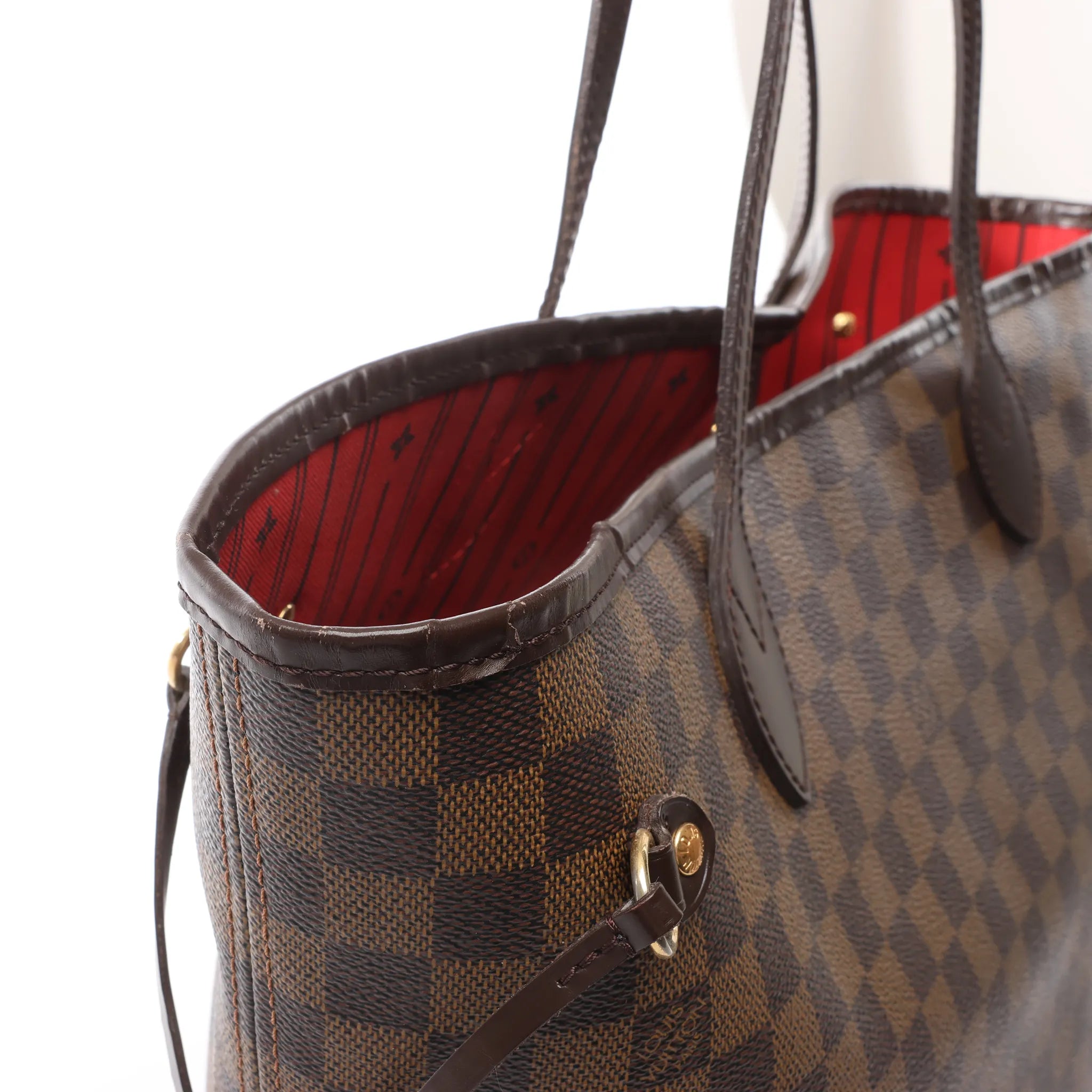 Louis Vuitton Neverfull MM Damier Ebene Shoulder Bag in Brown N51105