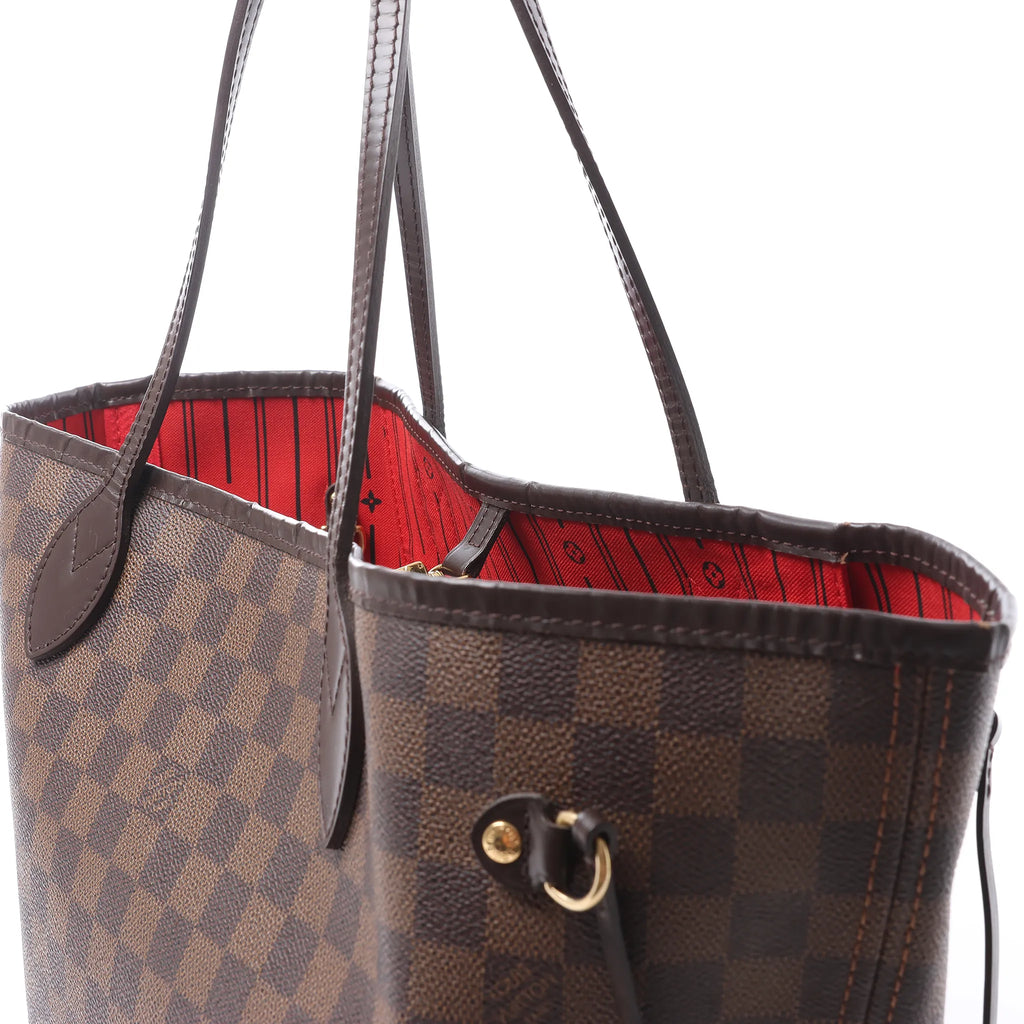 Louis Vuitton Neverfull MM Damier Ebene Shoulder Bag in Brown N51105