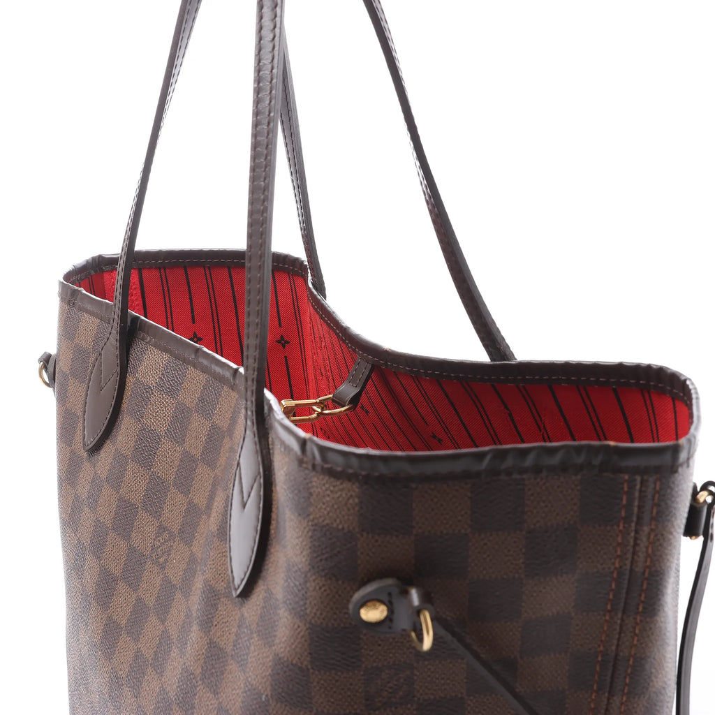Louis Vuitton Neverfull MM Damier Ebene Shoulder Bag in Brown N51105