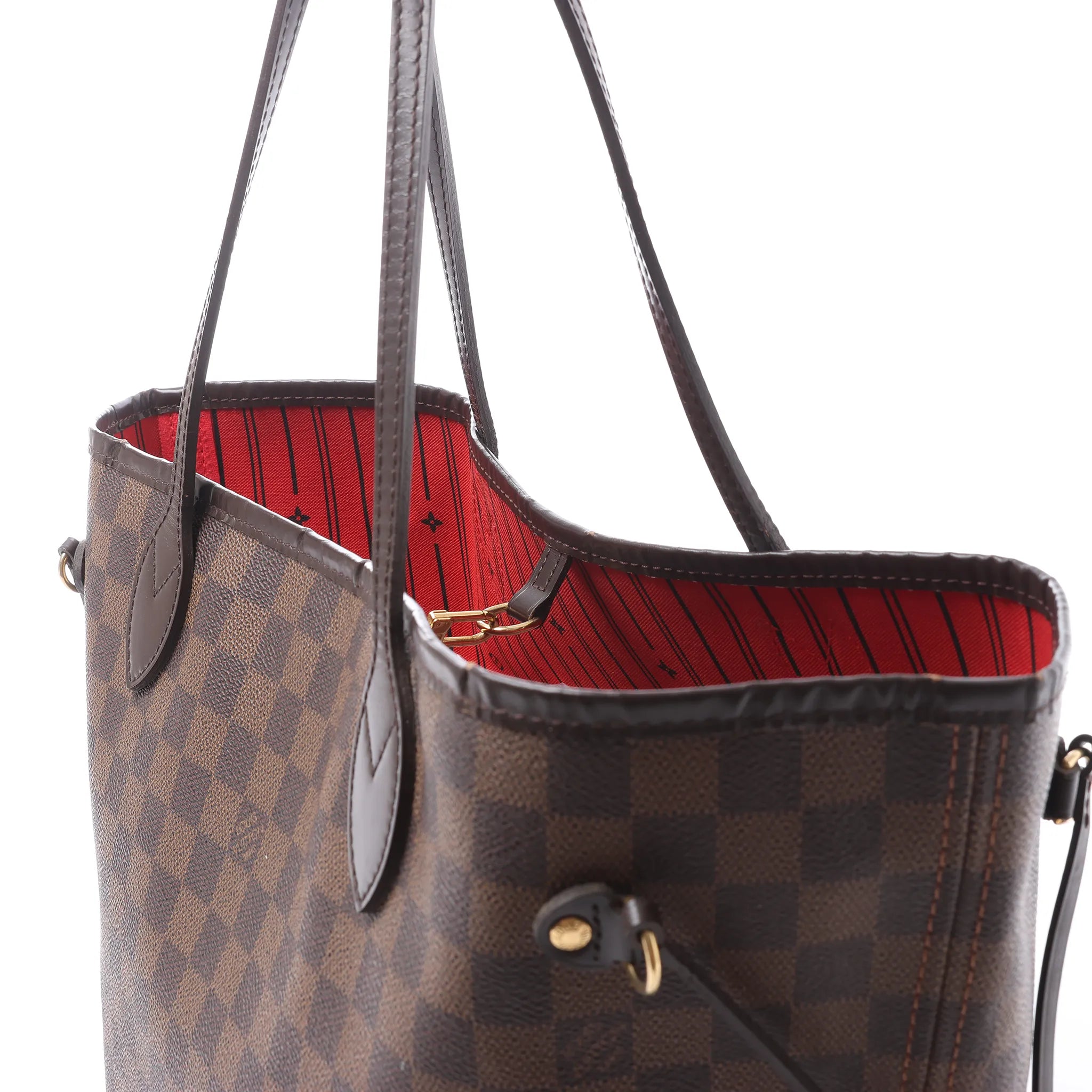 Louis Vuitton Neverfull MM Damier Ebene Shoulder Bag in Brown N51105