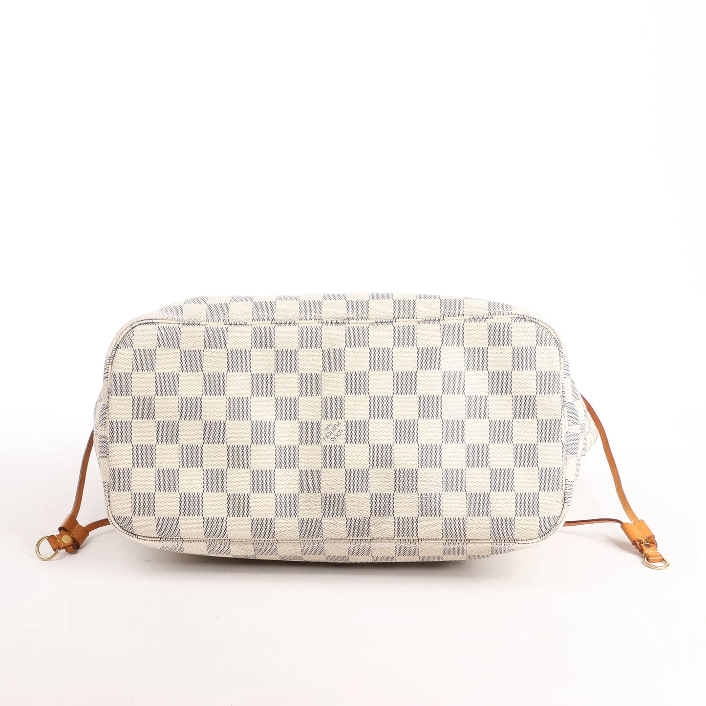 Louis Vuitton Neverfull MM Damier Azur Shoulder Bag in Beige N51107