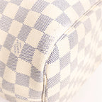 Louis Vuitton Neverfull MM Damier Azur Shoulder Bag in Beige N51107