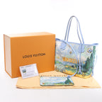 Louis Vuitton Neverfull MM Masters Collection Shoulder Bag in Blue M43331