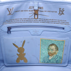 Louis Vuitton Neverfull MM Masters Collection Shoulder Bag in Blue M43331