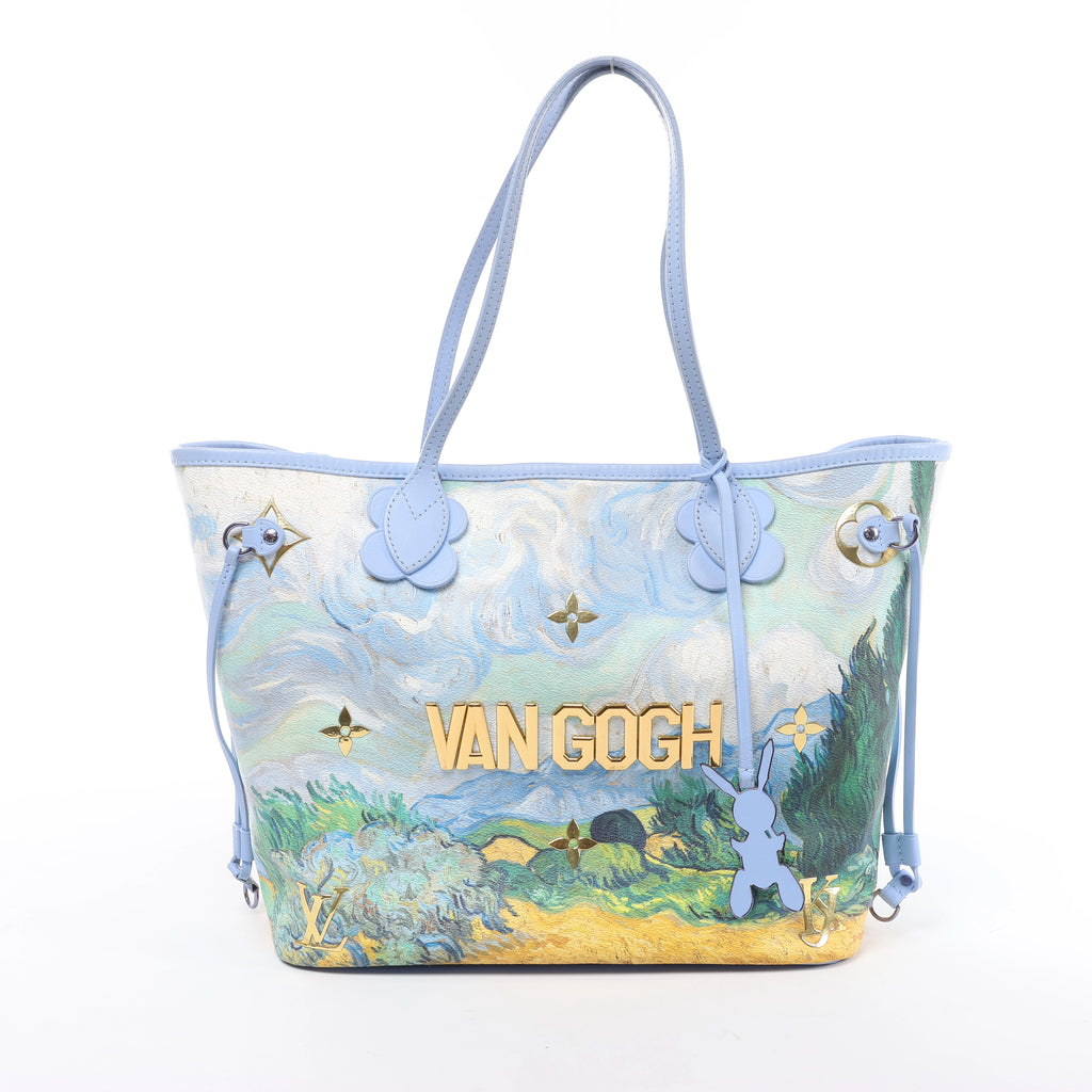 Louis Vuitton Neverfull MM Masters Collection Shoulder Bag in Blue M43331