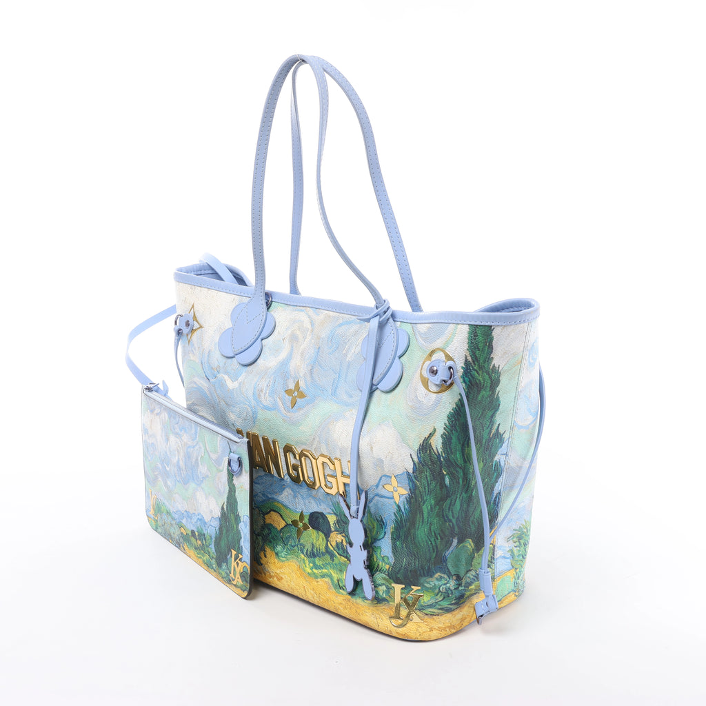 Louis Vuitton Neverfull MM Masters Collection Shoulder Bag in Blue M43331