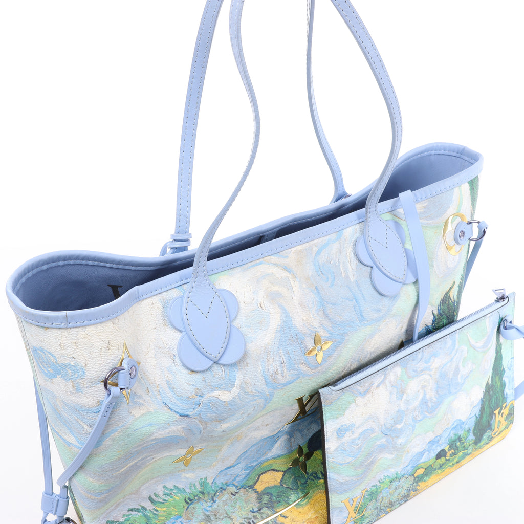 Louis Vuitton Neverfull MM Masters Collection Shoulder Bag in Blue M43331