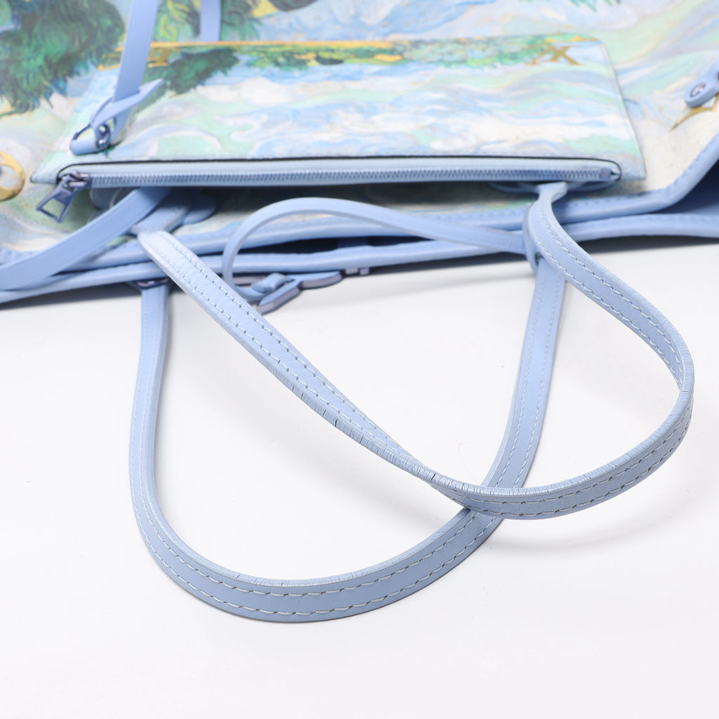 Louis Vuitton Neverfull MM Masters Collection Shoulder Bag in Blue M43331