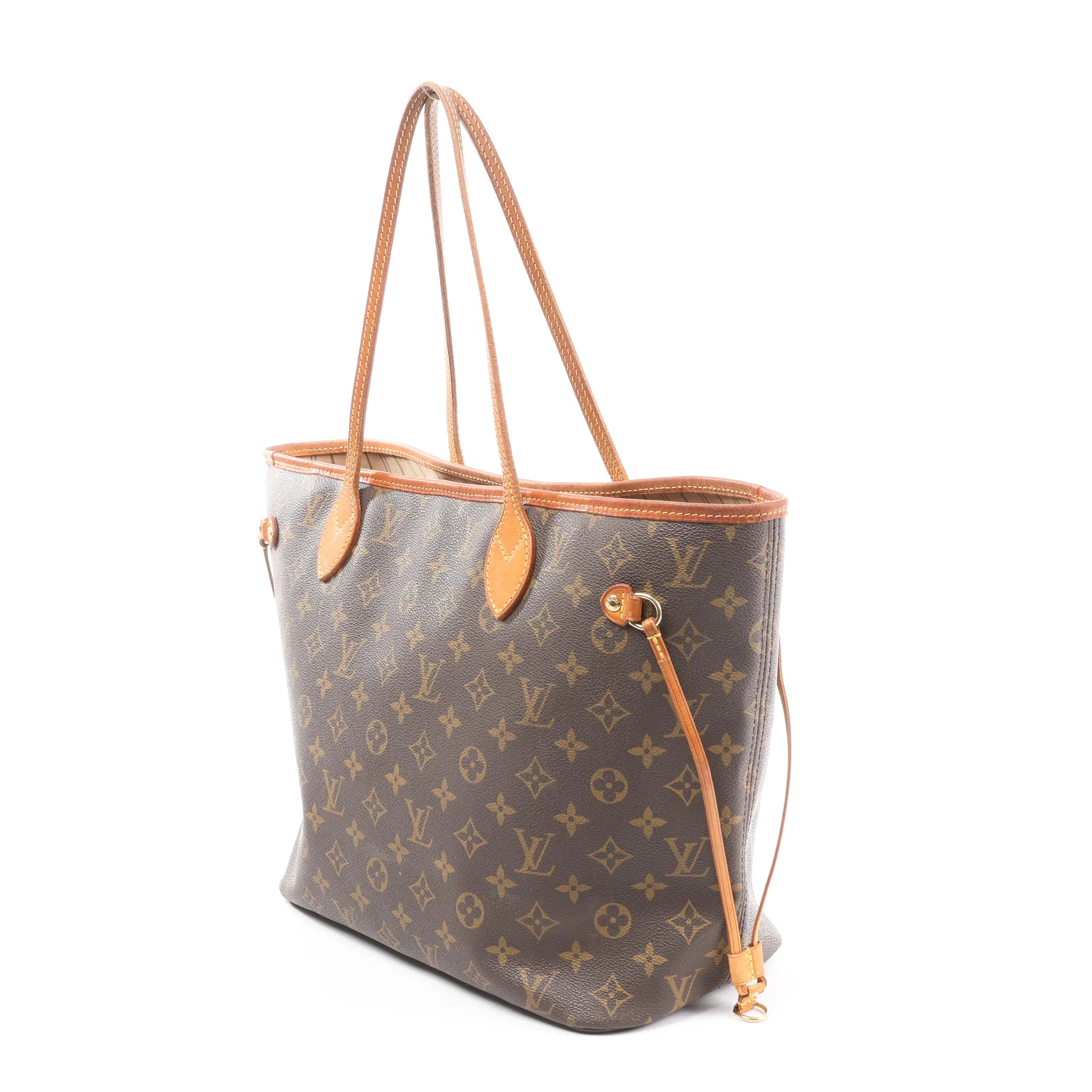 Louis Vuitton Neverfull MM Monogram Shoulder Bag in Brown M40156