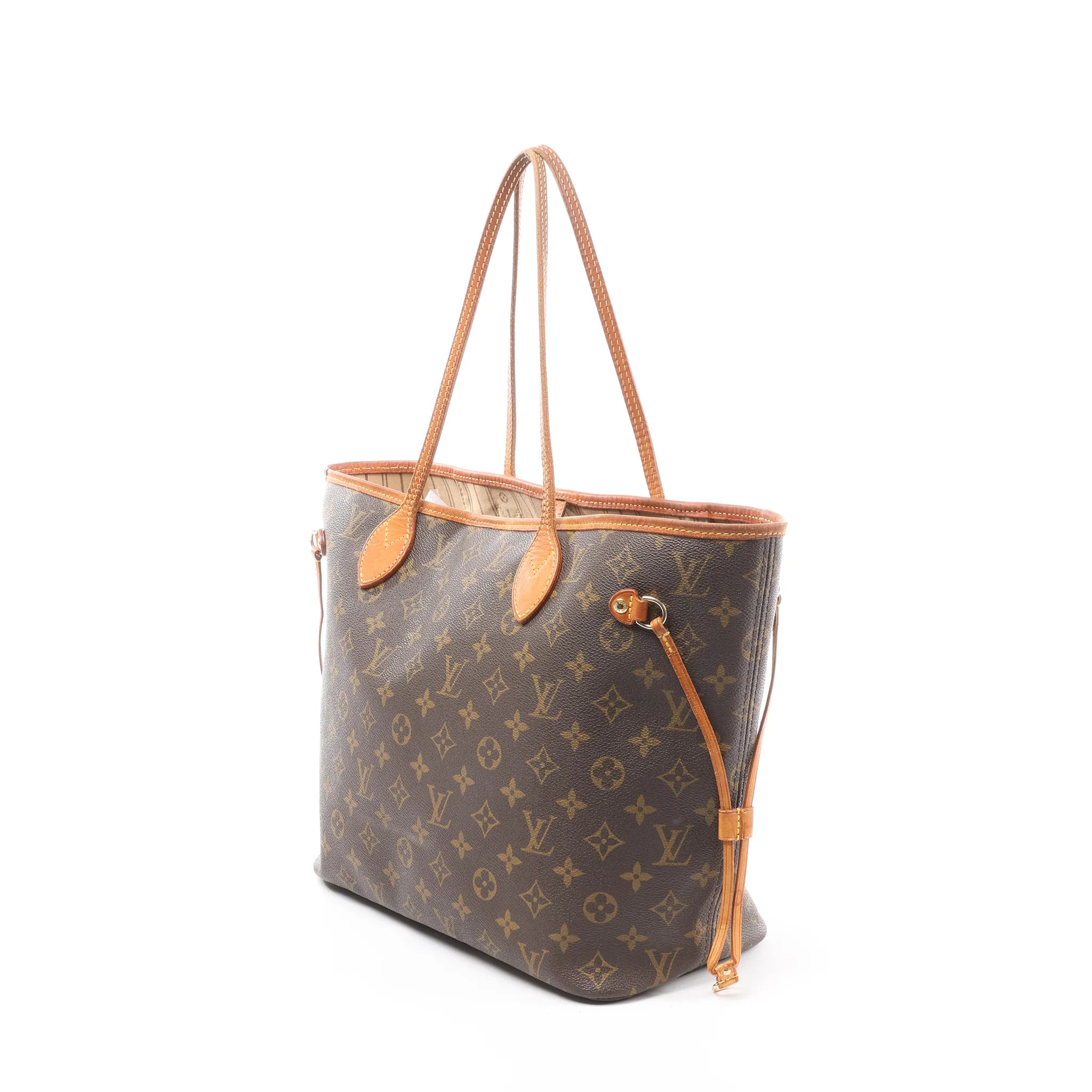 Louis Vuitton Neverfull MM Monogram Shoulder Bag in Brown M40156