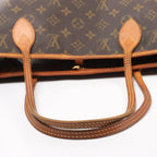 Louis Vuitton Neverfull MM Monogram Shoulder Bag in Brown M40156