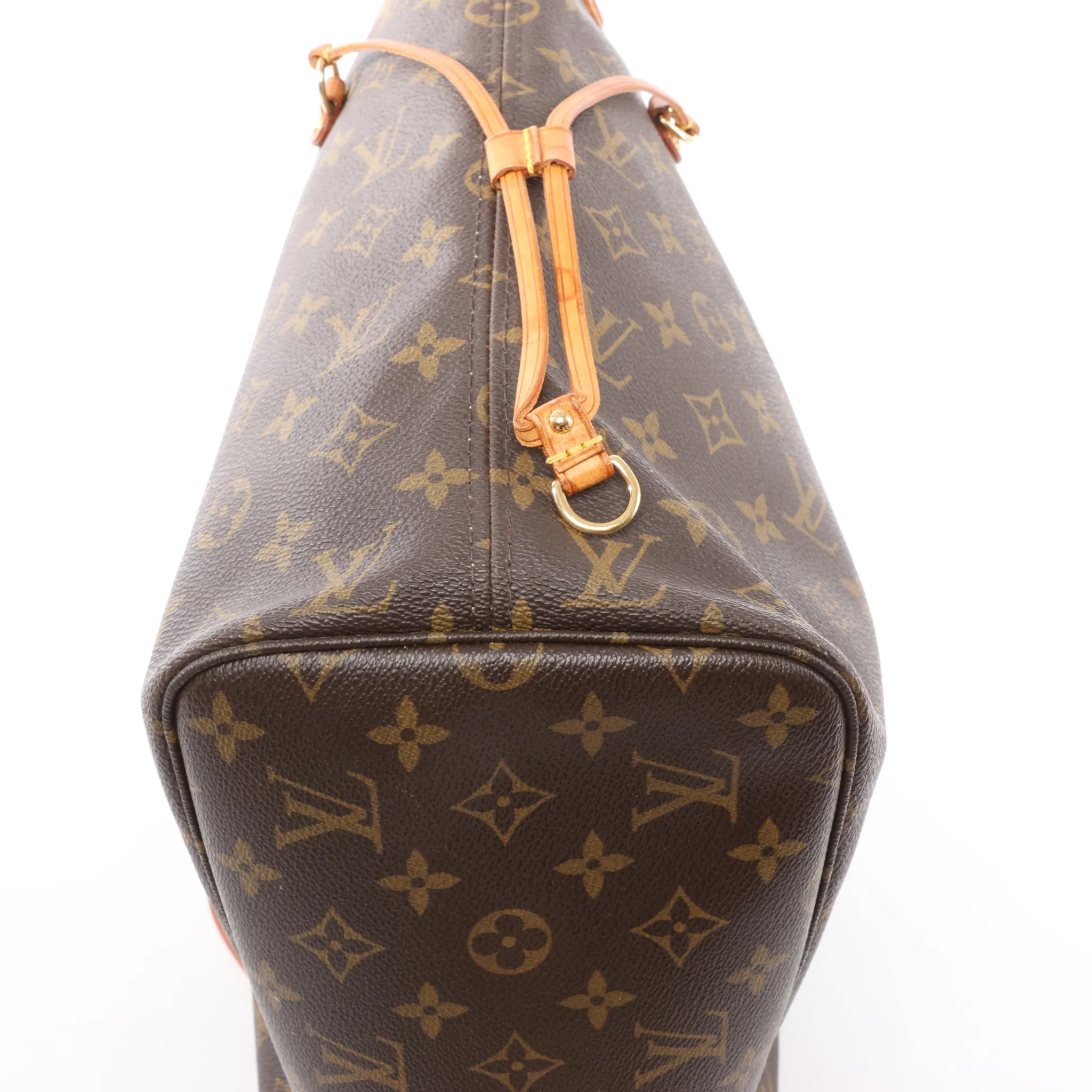 Louis Vuitton Neverfull MM Monogram Shoulder Bag in Brown M40156