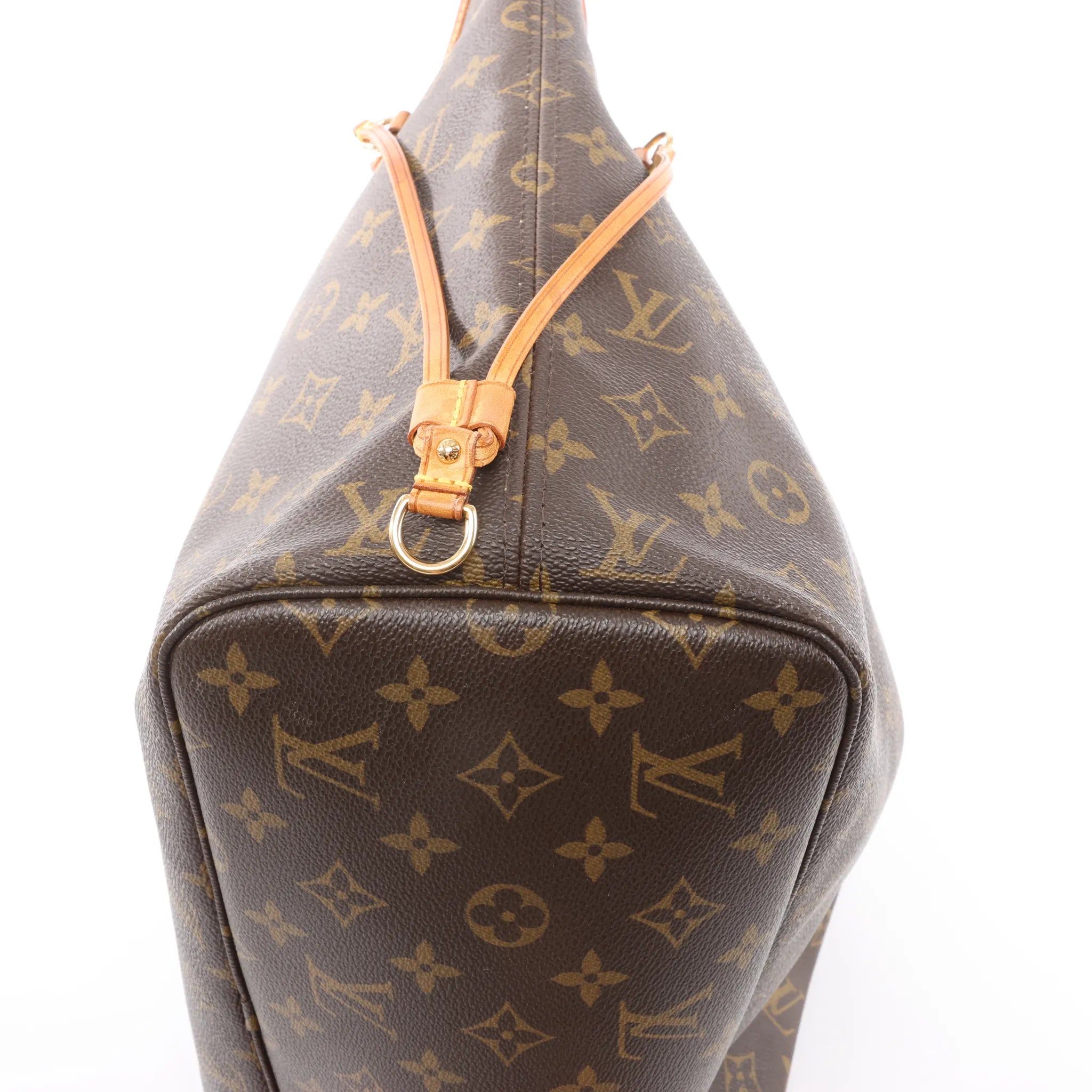 Louis Vuitton Neverfull MM Monogram Shoulder Bag in Brown M40156