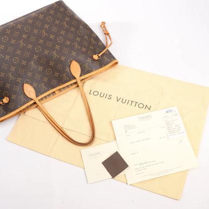 Louis Vuitton Monogram Neverfull MM Shoulder Bag M40156