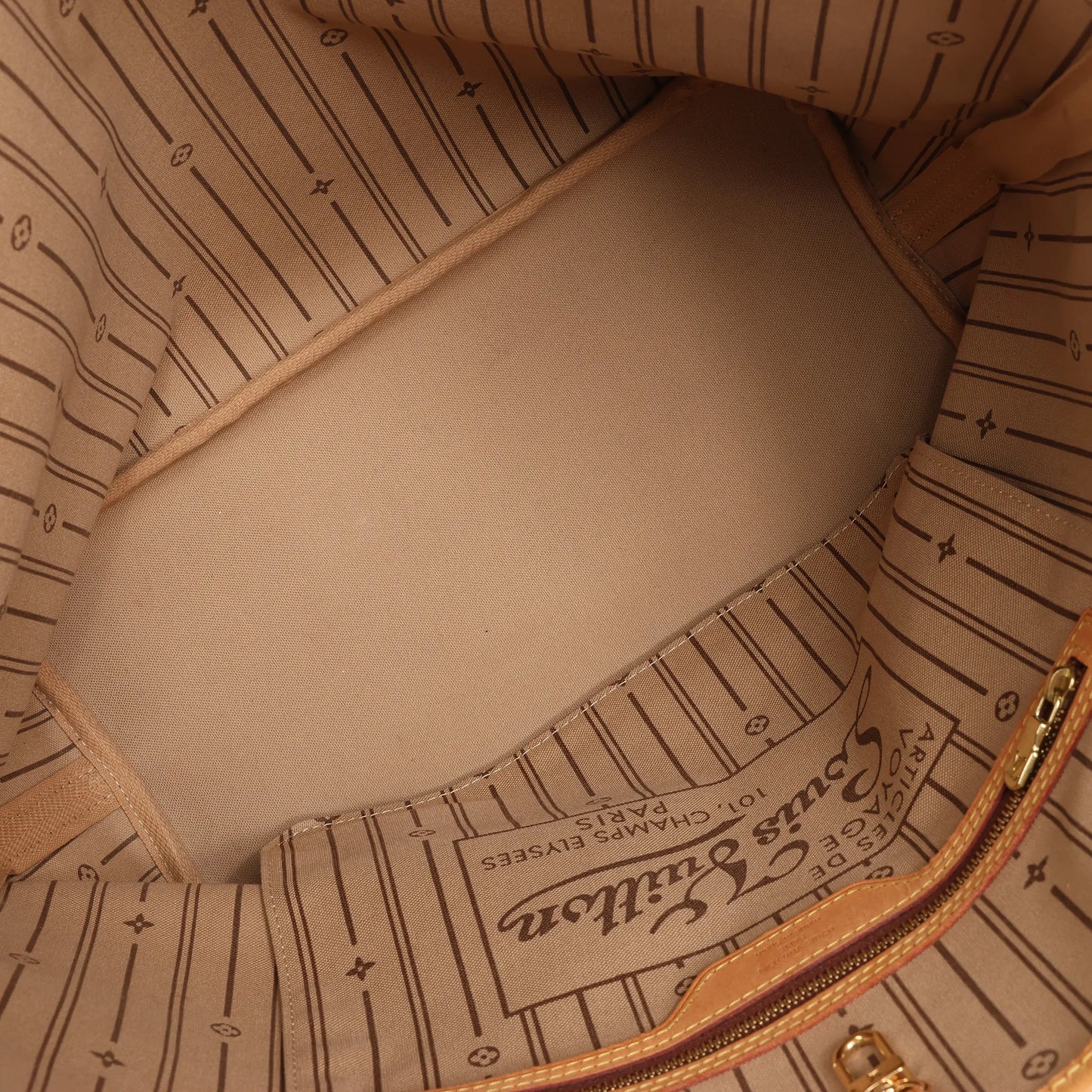 Louis Vuitton Monogram Neverfull MM Shoulder Bag M40156