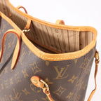 Louis Vuitton Monogram Neverfull MM Shoulder Bag in Brown M40156