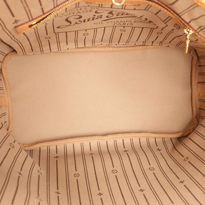 Louis Vuitton Monogram Neverfull MM Shoulder Bag in Brown M40156